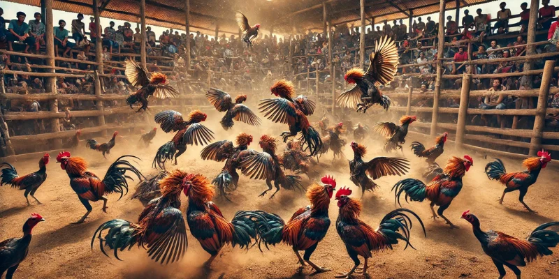 rooster fighting sabong